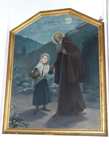 Santa Catalina Tomàs amb sant Antoni Abat